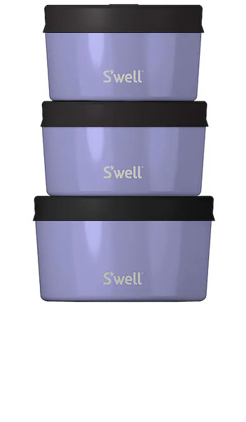  S'well 6pc Canister Set In Lavender. 