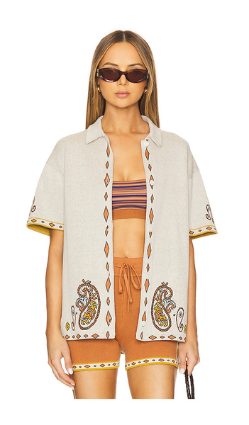  The Upside Vadella Top In Neutral. Size S. Also In M, L. 