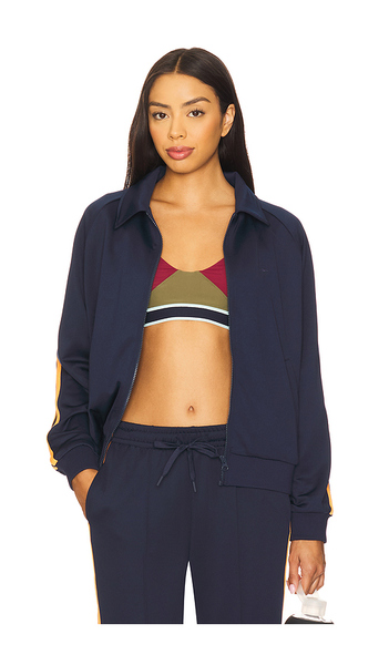  The Upside Vitesse Pari Zip Jacket In Navy. Size Xs. Also In S. 