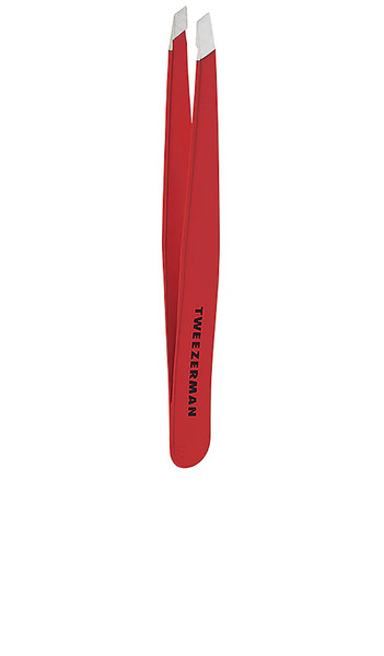  Tweezerman Slant Tweezer In Red. 