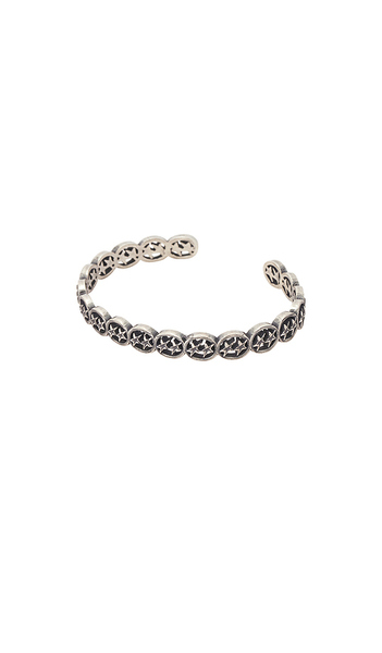  Two Jeys All-round Superstar Bangle In Metallic Silver. Size S. Also In . 