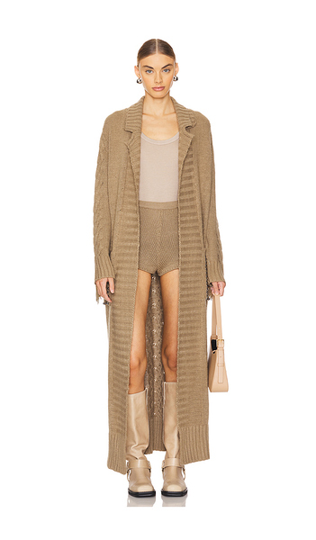  Understated Leather Rodeo Trench In Tan. Size M/l. Also In L/xl. 
