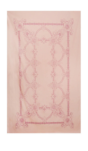  Vaisselle Ginette Cotton Tablecloth In Blush. 