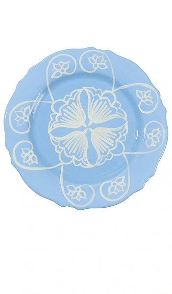  Vaisselle Ivy Main Plate In Blue. 
