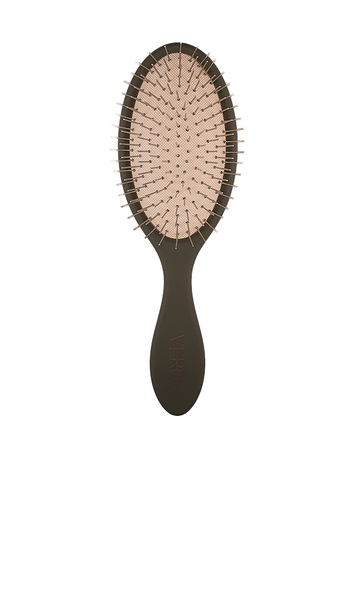  Vero Lineage Glide Metal Detangling Brush In Brown. 