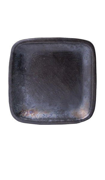  Verve Culture Set Of 4 Longpi Small Plate In Black. 