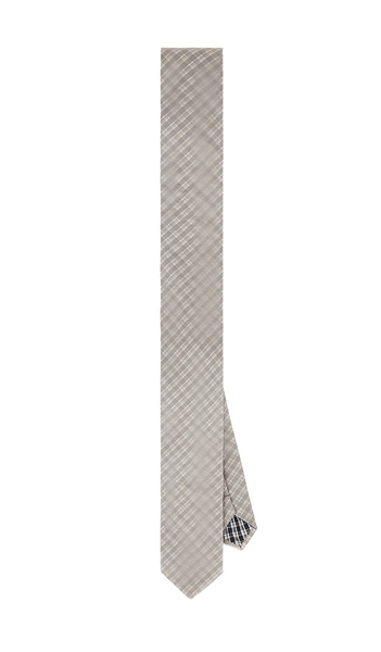  We11done Check 2 Layered Tie In Grey. 