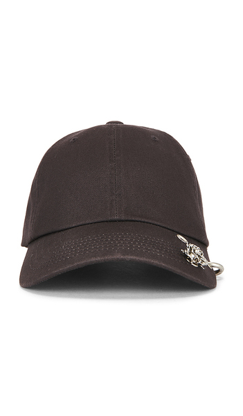  We11done Spike Rose Cap In Grey. 