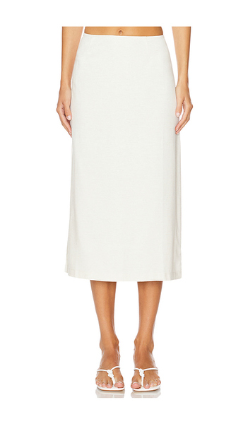  Weworewhat A Line Midi Skirt In Ivory. Size 6. Also In 12. 