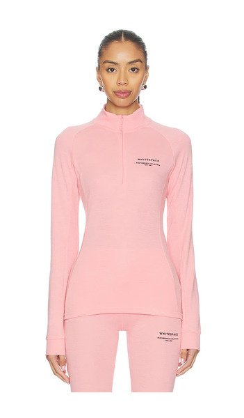  Whitespace Merino Mock Neck Top In Pink. Size S. Also In L, Xl. 