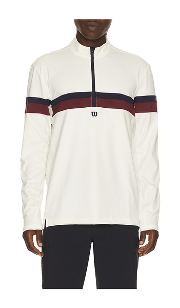  Wilson Elevate Performance Half-zip In Tan. Size S. Also In M, Xl/1x. 