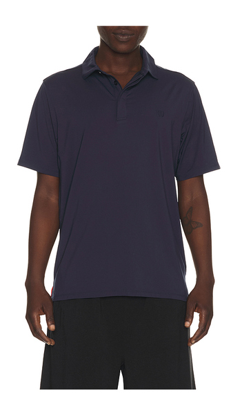  Wilson League Polo In Blue. Size S. Also In M, Xl/1x. 