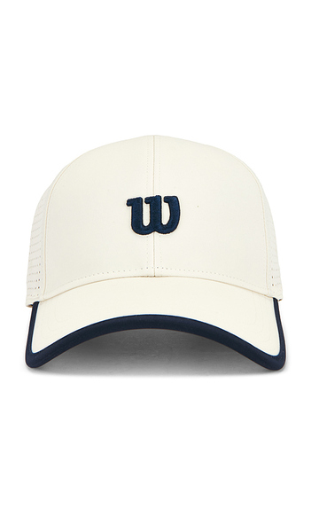  Wilson Structured Classic Cap In Cream. Size S/m. Also In L/xl. 
