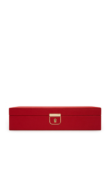  Wolf Palermo Medium Jewelry Box In Red. 