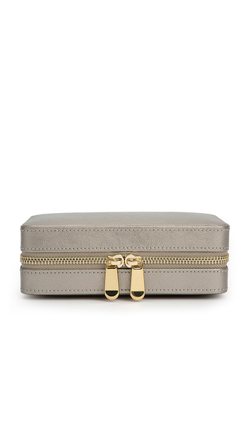  Wolf Palermo Zip Case In Taupe. 