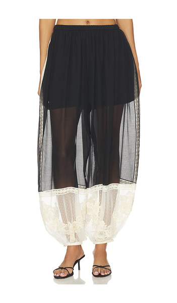  Zimmermann Roselight Harem Pant In Black. Size 1/s. Also In 2/m, 3/l. 