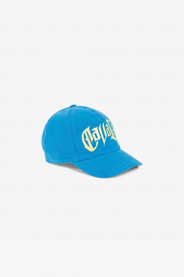  Roberto Cavalli Logo-print Baseball Cap - Male  Light Blue T1 