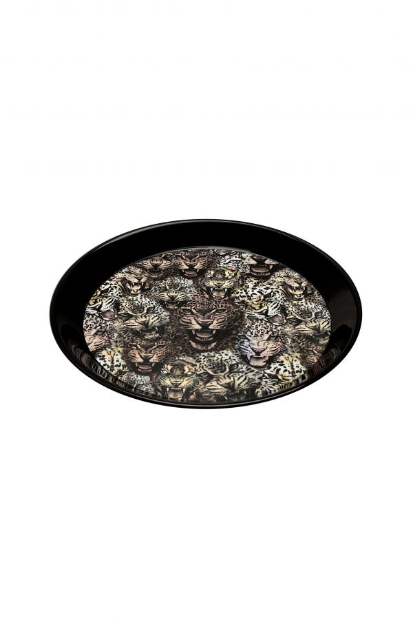  Roberto Cavalli Queen Of Arizona-print Round Tray -  Tableware Variante Unica Unica 