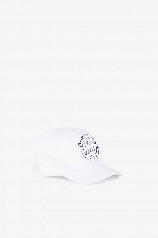  Roberto Cavalli Rc Monogram-embroidered Baseball Cap - Male  Red T1 