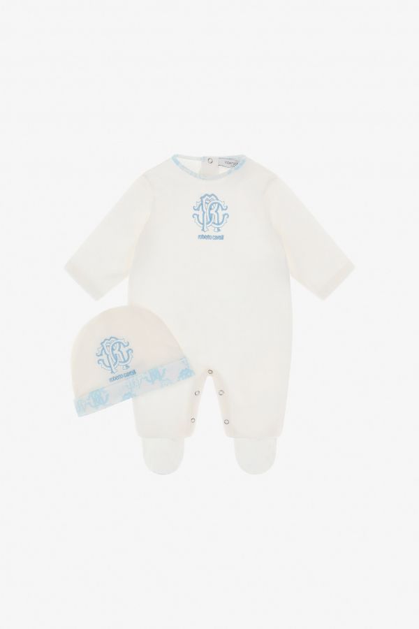  Roberto Cavalli Rc Monogram Set -  Ready To Wear Baby Blue 03m 