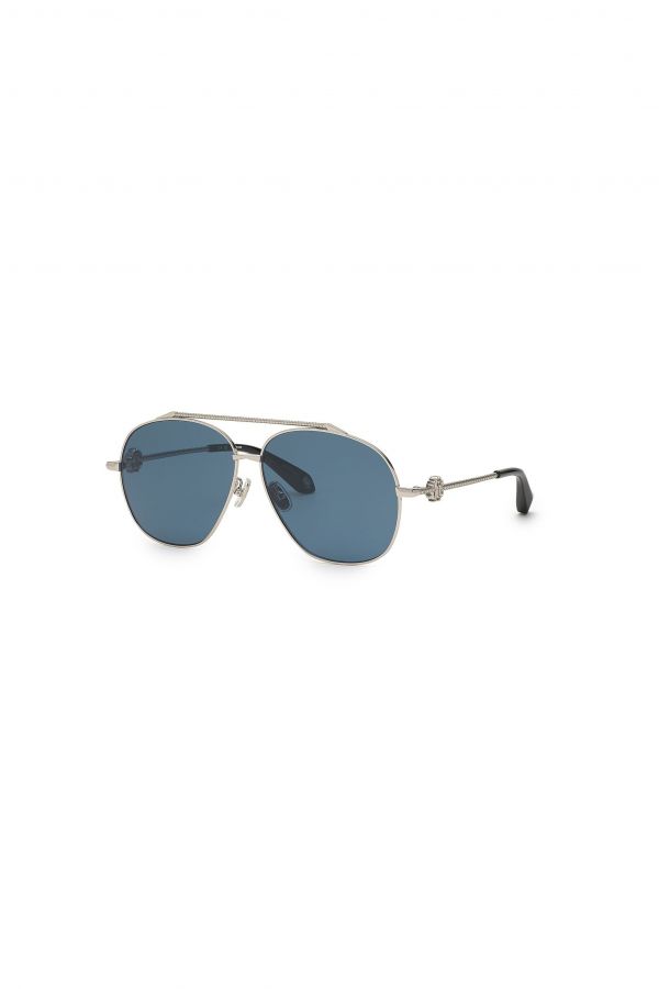  Roberto Cavalli Roberto Cavalli Sunglasses Monogram Collection -  Sunglasses Shiny Full Palladium Unica 