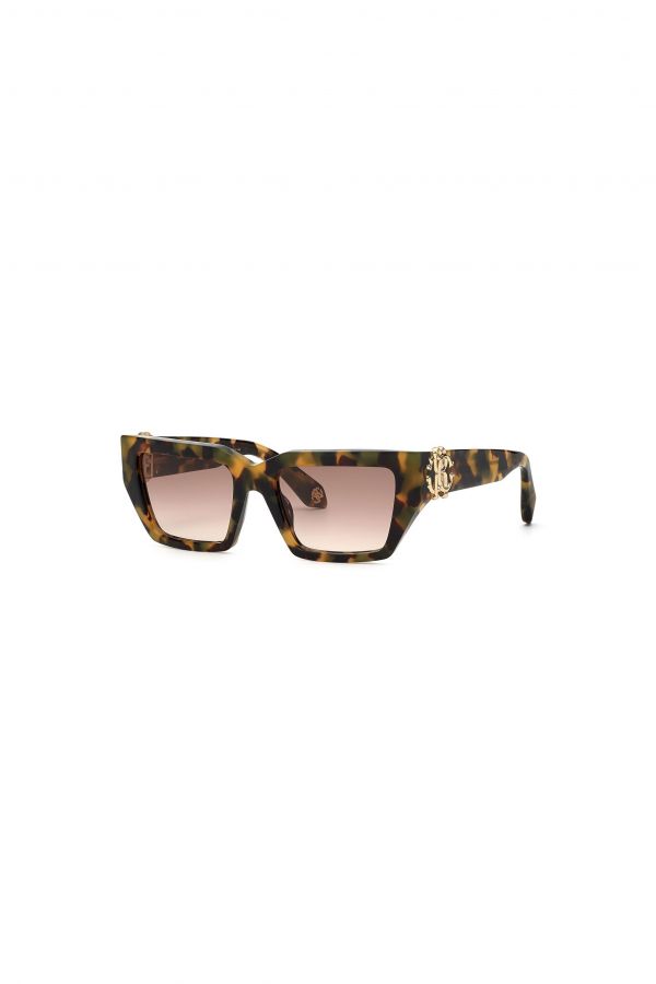  Roberto Cavalli Roberto Cavalli Sunglasses Monogram Collection -  Sunglasses Shiny Vintage Havana Unica 