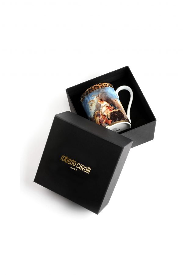  Roberto Cavalli Wild Leda-print Mug -  Tableware Variante Unica Unica 