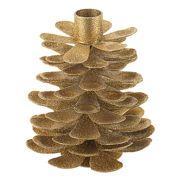  Bizzotto  Christmas Decorations P.candela 1p Pineal Oro H14  () 