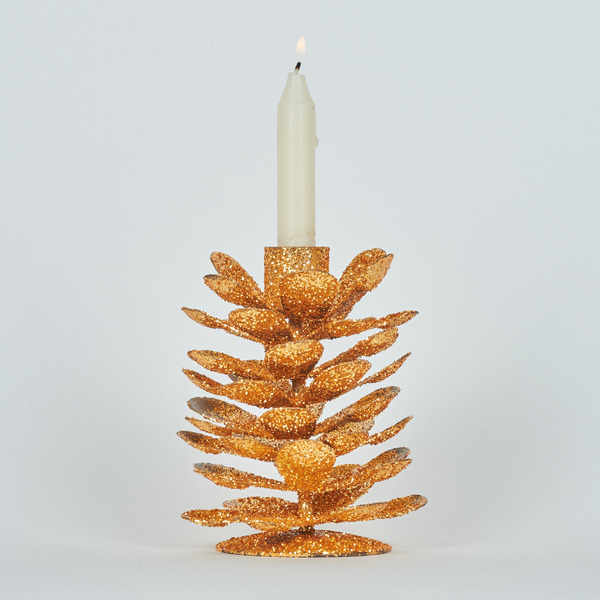 Bizzotto  Christmas Decorations P.candela 1p Pineal Oro H10  () 
