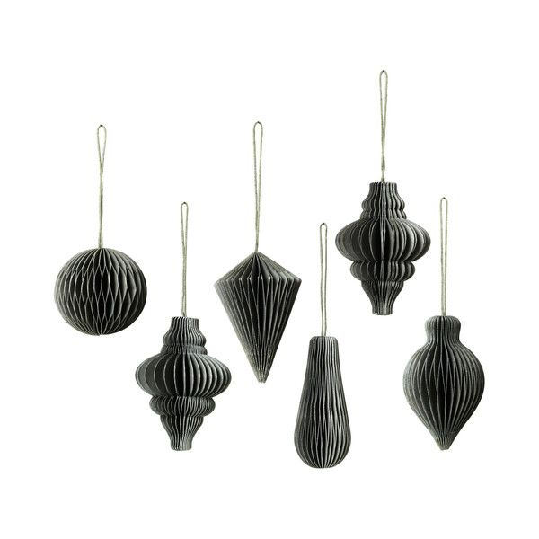  Broste Copenhagen  Christmas Decorations Deco 'christmas Mix' Papier X6  () 