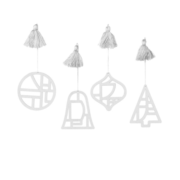  Broste Copenhagen  Christmas Decorations Fili X4  () 