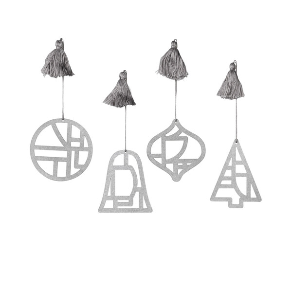  Broste Copenhagen  Christmas Decorations Fili X4  () 