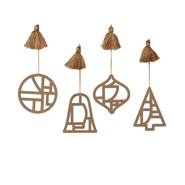  Broste Copenhagen  Christmas Decorations Fili X4  () 