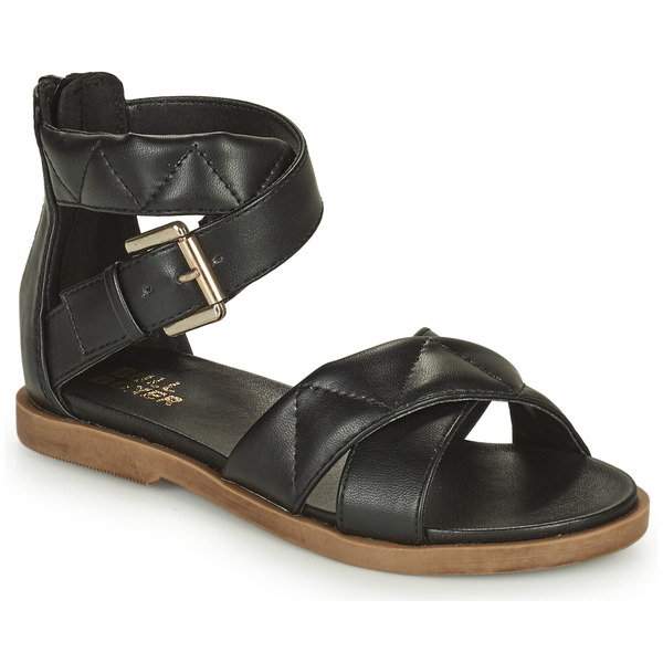  Bullboxer  Flat Sandals Alm016f1s_blck  (girls) 