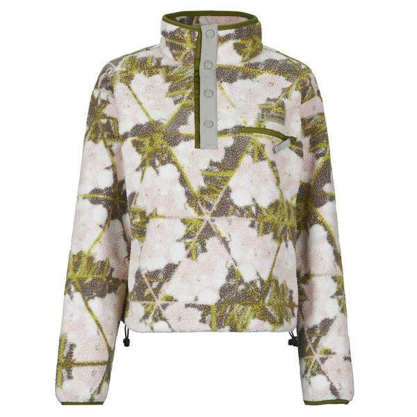  Columbia  Fleece Jacket Helvetia Ii Printed Cropped Half Snap Fleece  (women) 