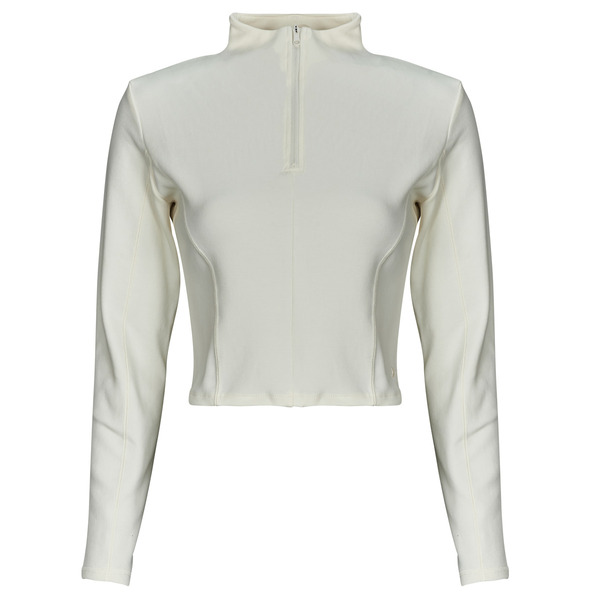  Converse  Blouse Half-zip Mock Neck Long Sleeve Top  (women) 