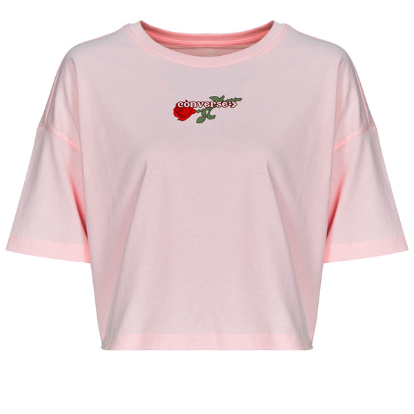  Converse  T Shirt Tlmn Vday Crop Os Tee  (women) 