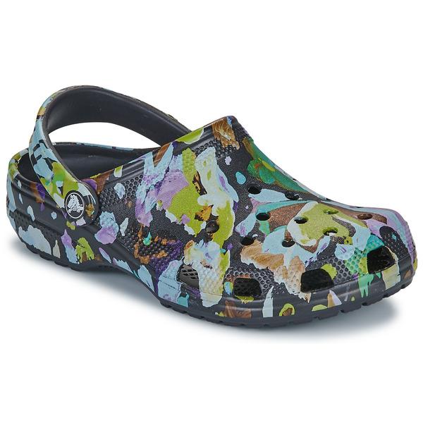  Crocs  Clogs (shoes) Classic Painted Floral Clog  (women) 