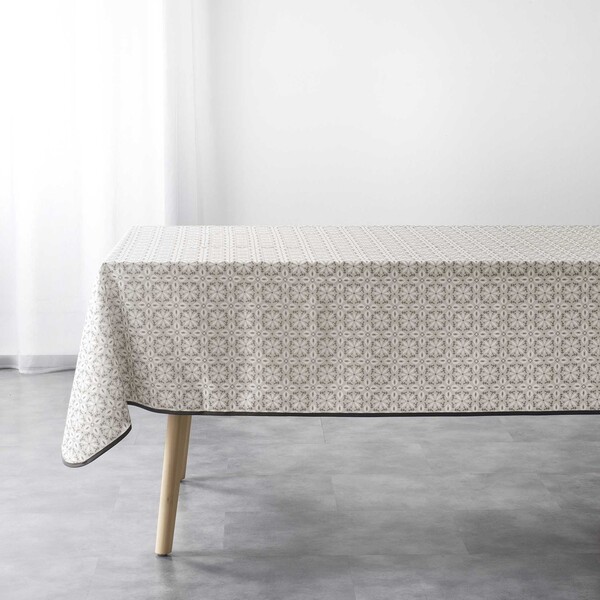  Douceur D Intérieur  Tablecloth Nappe Rectangle 150 X 240 Cm Polyester Imprime Gris  () 