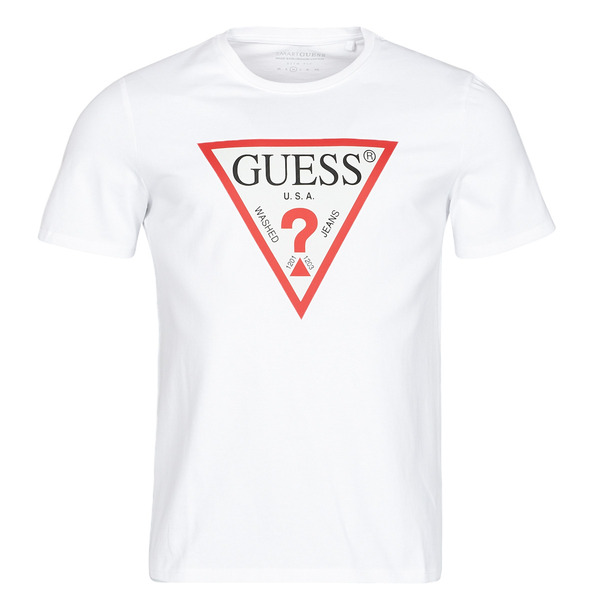  Guess  T Shirt Cn Ss Original Logo Tee  (men) 
