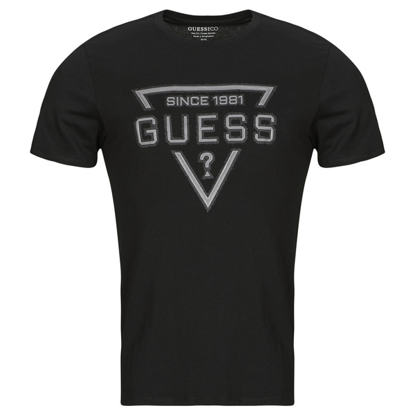  Guess  T Shirt Ss Bsc Painted Triangle Tee  (men) 