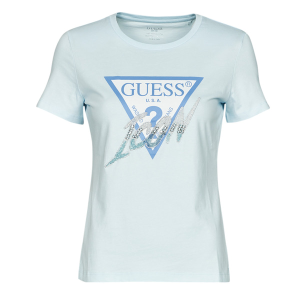  Guess  T Shirt Ss Cn Icon Tee  (women) 