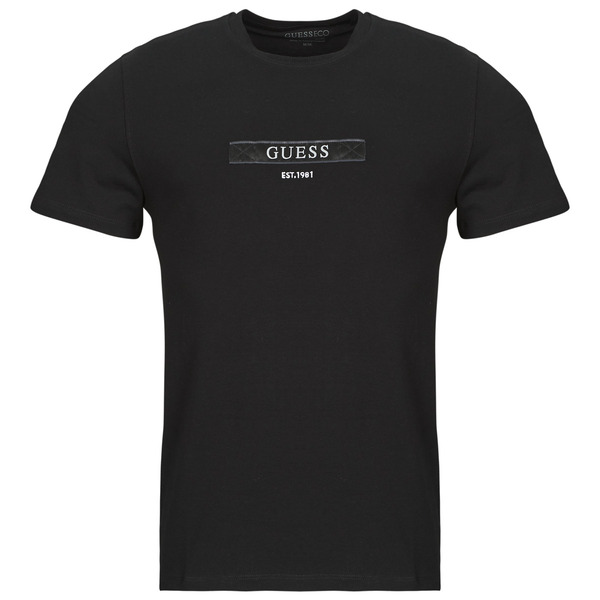  Guess  T Shirt Ss Cn Logo Box Tee  (men) 