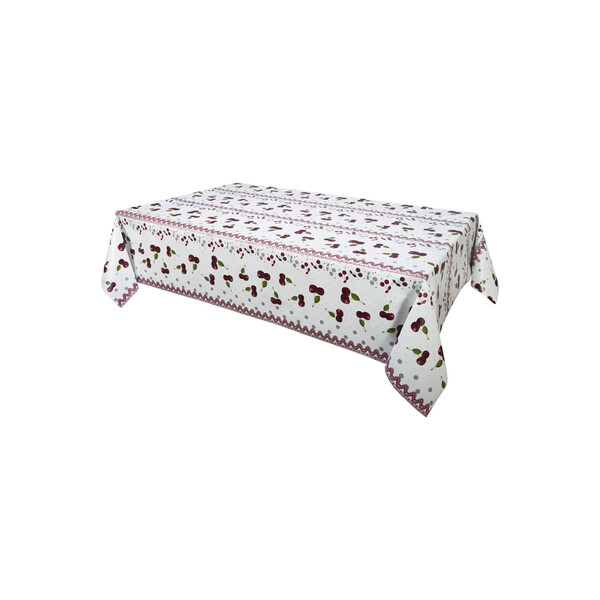  Habitable  Tablecloth Cerise - Rouge - 140x200 Cm  () 