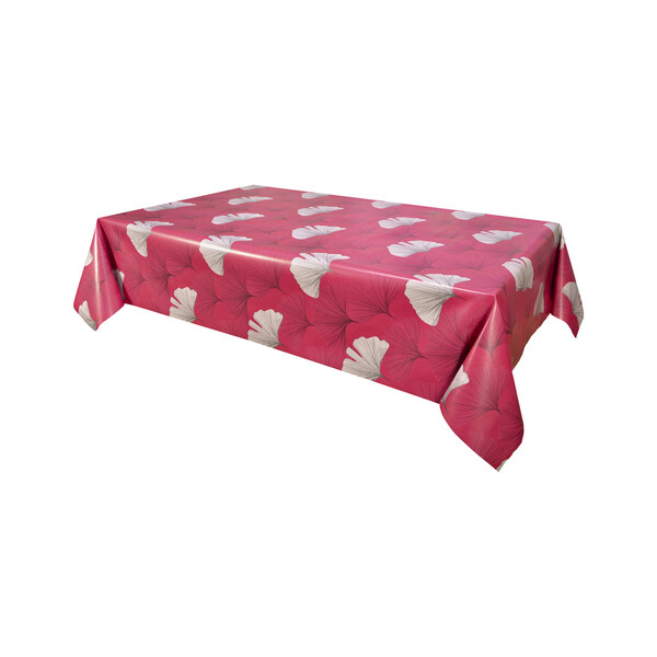  Habitable  Tablecloth Chantou - Rouge - 140x200 Cm  () 