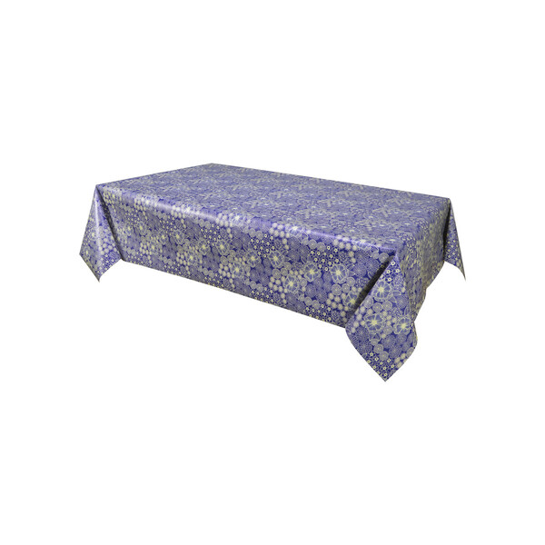 Habitable  Tablecloth Dalia - Bleu - 140x250 Cm  () 