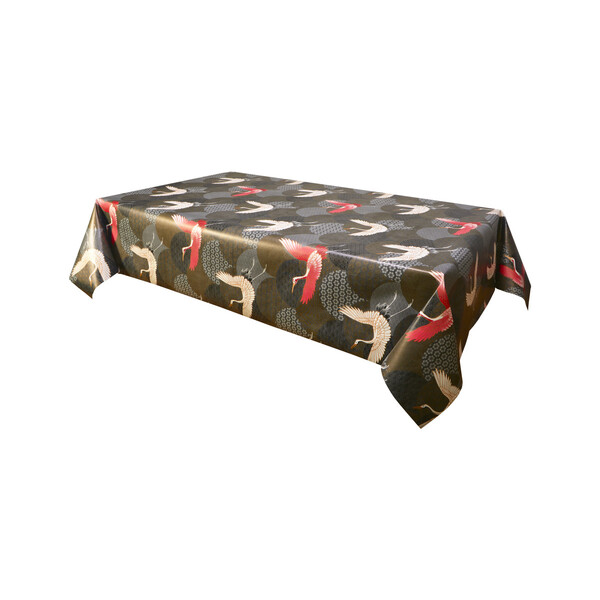  Habitable  Tablecloth Envol - Noir - 140x200 Cm  () 