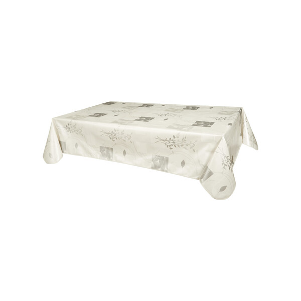  Habitable  Tablecloth Etamines - Argenté - 140x200 Cm  () 