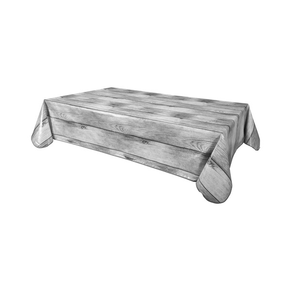 Habitable  Tablecloth Planche - Gris - 140x250 Cm  () 