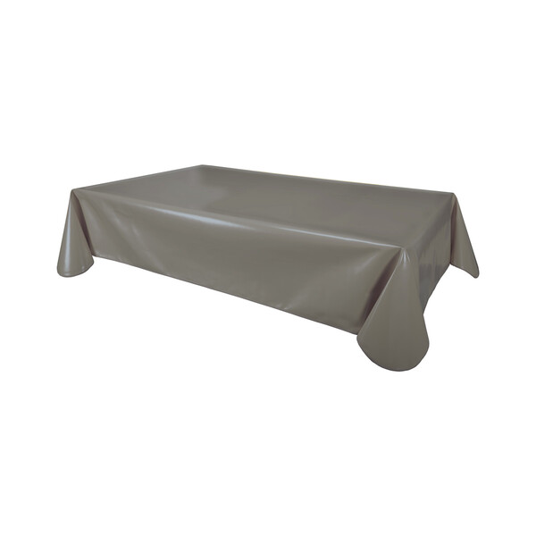  Habitable  Tablecloth Uni - Taupe - 140x250 Cm  () 